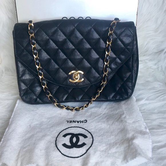 CHANEL Handbags - Authentic CHANEL LAMBSKIN CROSSBODY